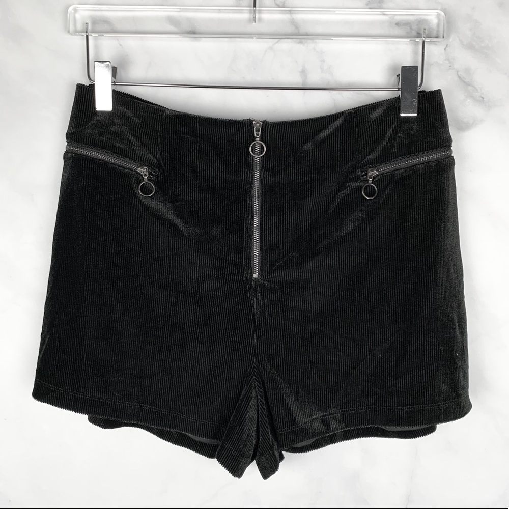 NWT Nordstrom Lush Corduroy Velvet Hi-Rise Shorts